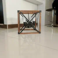 لوستر چوبی فلزی