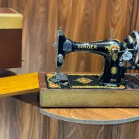 چرخ خیاطی ماکو فشنگی سینجر آنتیک قدیمی سایز کوچک