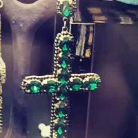 گوشواره سلطنتی با سنگ های مصری اصل