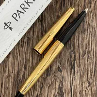 خودنویس نفیس پارکر ۴۵ تمام روکش طلا آکبند