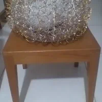 لوستر سفید طلایی