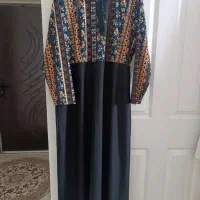 پیراهن سنتی بلند به همراه جلیقه