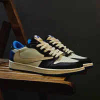 کتونی نایک فرگمنت تراویس آبی شیری G