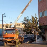 جرثقیل کفی ۳ تن دکل بلند ، سبد نفر بر|خدمات حمل و نقل|قم, پردیسان|دیوار