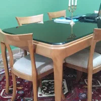 میز ناهارخوری چوبی ۶ نفره|میز و صندلی غذاخوری|گنبد کاووس, |دیوار