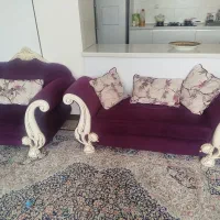 مبل ۹ نفره به همراه میز ناهار خوری ۶ نفره و عسلی|مبلمان خانگی و میز عسلی|کرج, احدآباد|دیوار