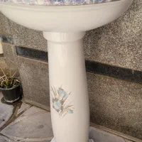 فروش روشویی توالت سایز بزرگ در حد نو