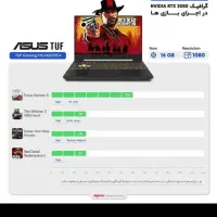 لب تاب ایسوس گیمینگ TUF Gaming F15 FX507ZC|رایانه همراه|مشهد, طلاب|دیوار