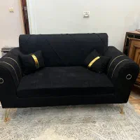 مبل راحتی مخمل کوبیده بدون عسلی اباژور جدا|مبلمان خانگی و میز عسلی|اراک, |دیوار