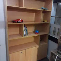 کتابخانه|کتابخانه، شلف، قفسه‌های دیواری|لنگرود, |دیوار