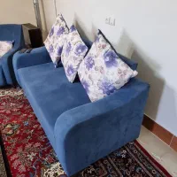 مبل ۷ نفره با کوسن هاش دست دوم|مبلمان خانگی و میز عسلی|بروجرد, |دیوار