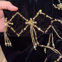 جواهر دوزی روی انواع لباس|لباس|قم, باجک یک|دیوار