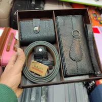 ست کیف کمربند هدیه مردانه مدل کادو ولنتاین چرمی|کیف، کفش، کمربند|شیراز, اصلاح‌نژاد|دیوار