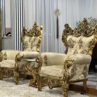 مبل سلطنتی 10 نفره|مبلمان خانگی و میز عسلی|مریوان, |دیوار