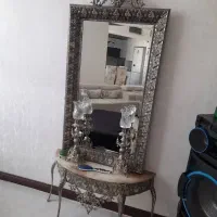 اینه و شمعدان برنز