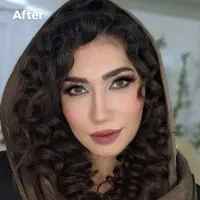 میکاپ و شنیون باهم 680