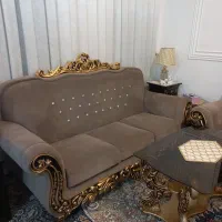 ۱عدد مبل ۳نفره|مبلمان خانگی و میز عسلی|نهاوند, |دیوار