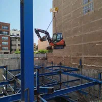 اجاره مینی بیل به همراه پیکور و باکت ۴۰|خدمات حمل و نقل|کرج, شهرک نهال و بذر|دیوار