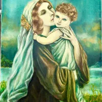 تابلوی نقاشی دیواری رنگ و روغن