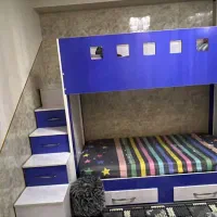 تخت دوطبقه و بوفه