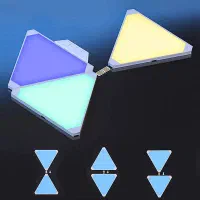 چراغ تزئینی هوشمند کولولابت  Triangle بسته 6 عددی|ریسه و چراغ تزئینی|تهران, شهرک چیتگر|دیوار
