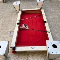 2عددمیز9فوت بیلیارددست ساز و لوازم جانبی|ورزشهای توپی|کیار, |دیوار