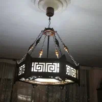 لوستر چوبی تزئینی