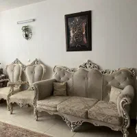 مبلمان ۹ نفره سلطنتی|مبلمان خانگی و میز عسلی|شاهین‌شهر, مسکن مهر|دیوار