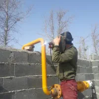 لوله کشی گاز و برشکاری گاز.تاسیسات و لوله کشی آب