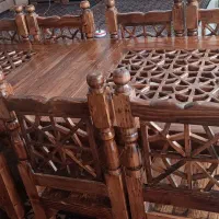 میز غذا خوری هشت نفره سنتی|میز و صندلی غذاخوری|تهران, تهرانسر شمالی|دیوار