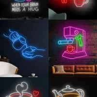 ساخت انواع نیون-نئون با بالاترین کیفیت|ریسه و چراغ تزئینی|رشت, دیانتی|دیوار