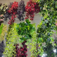 آویز ریسه و بوته مصنوعی خارجی و ایرانی|گل مصنوعی|گلستان (تهران), |دیوار