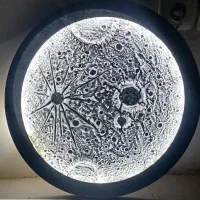 تابلو ماه قطر ۴۵|تابلو، نقاشی، عکس|تاکستان, |دیوار