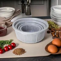 لگن و آبکش|ظروف نگهدارنده، پلاستیکی، یک‌بارمصرف|رفسنجان, |دیوار