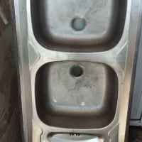 سینک دو لگنه 50 در120سانتی