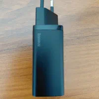 شارژر دیواری بیسوس مدل CCGAN2L-B01 توان ۶۵ وات|لوازم جانبی موبایل و تبلت|سنندج, |دیوار