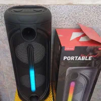 اسپیکر بولوتوثی پرقدرت بیس دار ۶۵ سانتی (نو)|سیستم صوتی خانگی|اردبیل, |دیوار