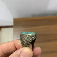 انگشتره نقره فیروزه نیشابور|جواهرات|آمل, |دیوار