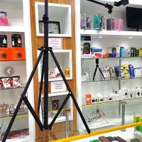 سه پایه Tدومتری نگهدارنده گوشی موبایل تی رینگ لایت