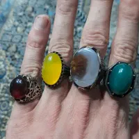 انگشتر قواره درشت سنگ اصل معدنی