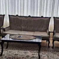 مبل مدل  فرانسوی ۷ نفره به همراه ناهار خوری|مبلمان خانگی و میز عسلی|تهران, بهاران|دیوار