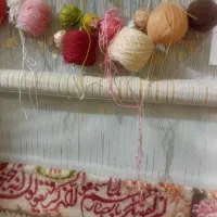 تابلو فرش کرک وابریشم|تابلو فرش|قم, نیروگاه|دیوار