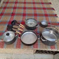قابلمه نسوز ۵تیکه با ملاقه