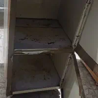 کابیت فلزی  دست دوم دو در سالم سالم بدون پوسیدگی