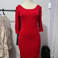 پیرهن بافت قرمز یلدایی|لباس|سقز, |دیوار