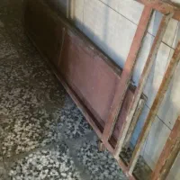 درب کارکرده د‌لنگه ویک شیر حمام|مصالح و تجهیزات ساختمان|شیراز, ابیوردی|دیوار