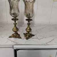 با سلام یک جفت شمدانی برنز