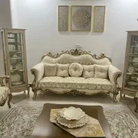 ست کامل مبل استیل ۹ نفره و میزناهار خوری ده نفره|مبلمان خانگی و میز عسلی|یزد, |دیوار