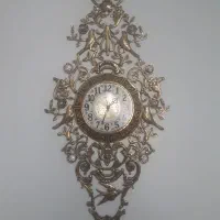 ساعت دیواری تمام برنز