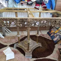 میز صندلی برنزمیز و چهار عدد صندلی برنز